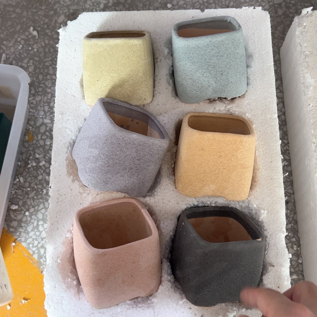 陶瓷多肉小花盆@@4