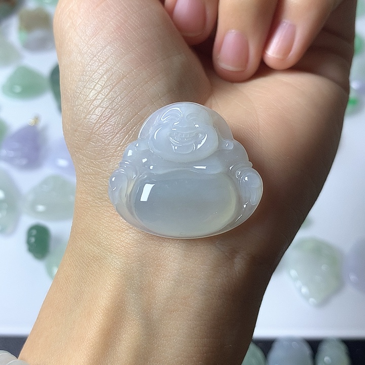 翡翠未镶嵌颈饰双12浮力 