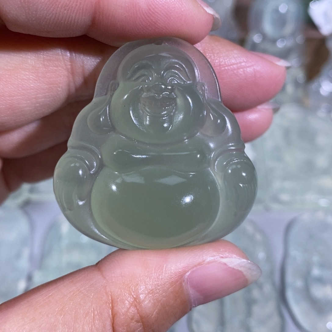 未镶嵌岫玉颈饰吊坠