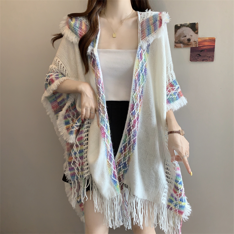 【401-500】款多多大码中长款流苏连帽毛衣外套【按编号拍】