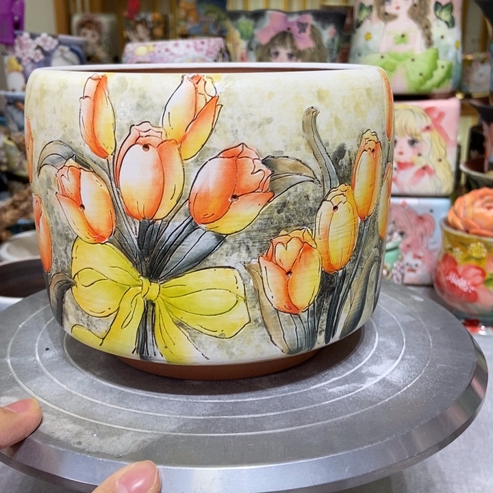 景德镇艺术手绘作品