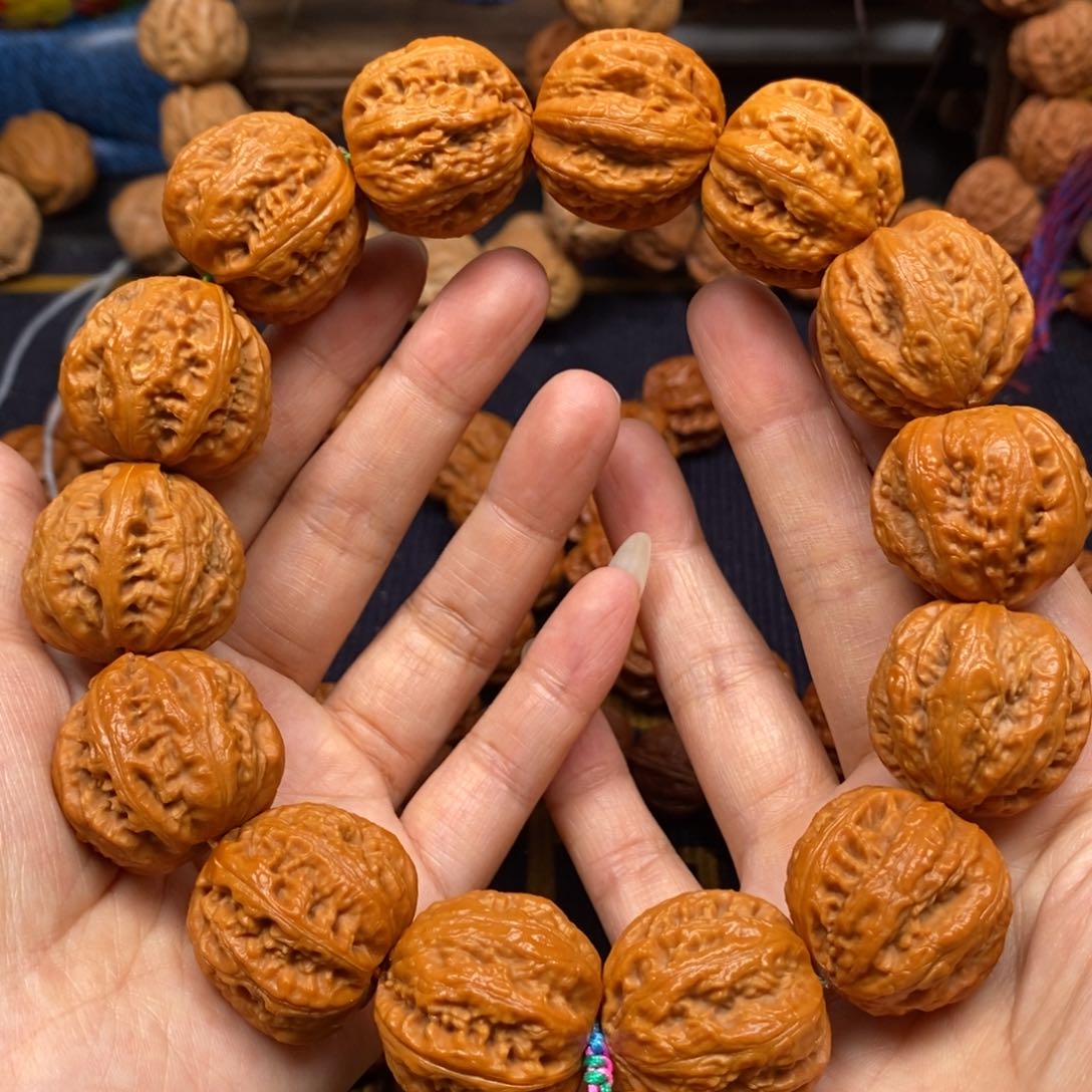 桃核手串肌肉八棱