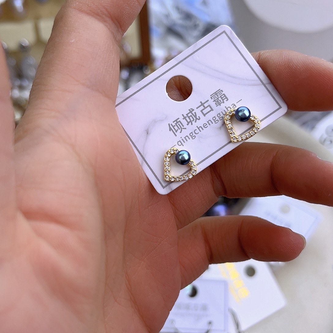 银S925镶嵌淡水珍珠项链定制866