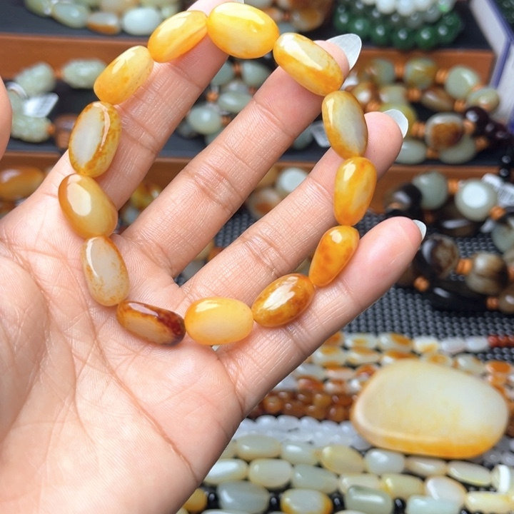 和田玉未镶嵌手链