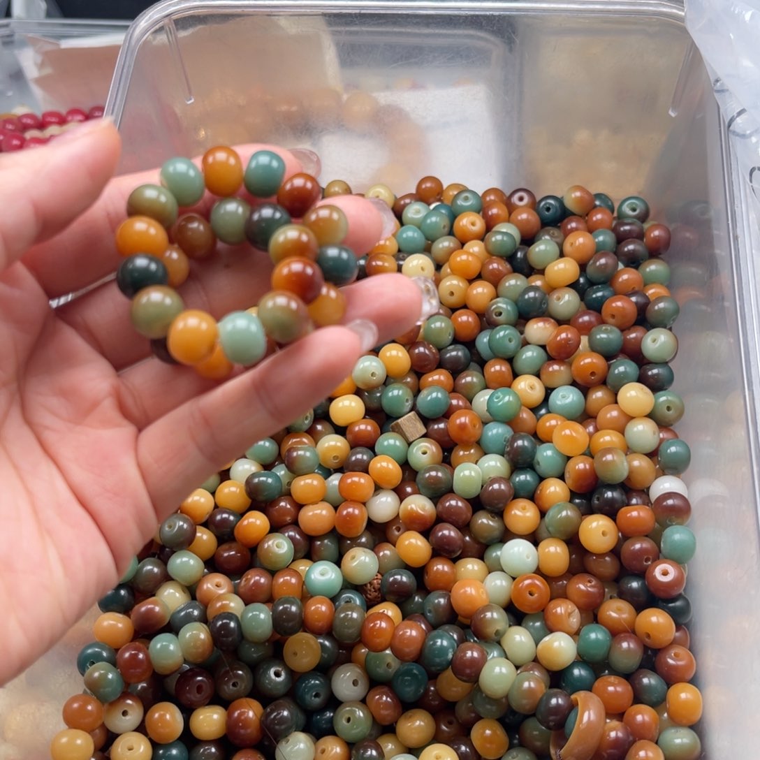 吊坠白玉菩提p x64/10mm/100颗敦煌苹果瑕