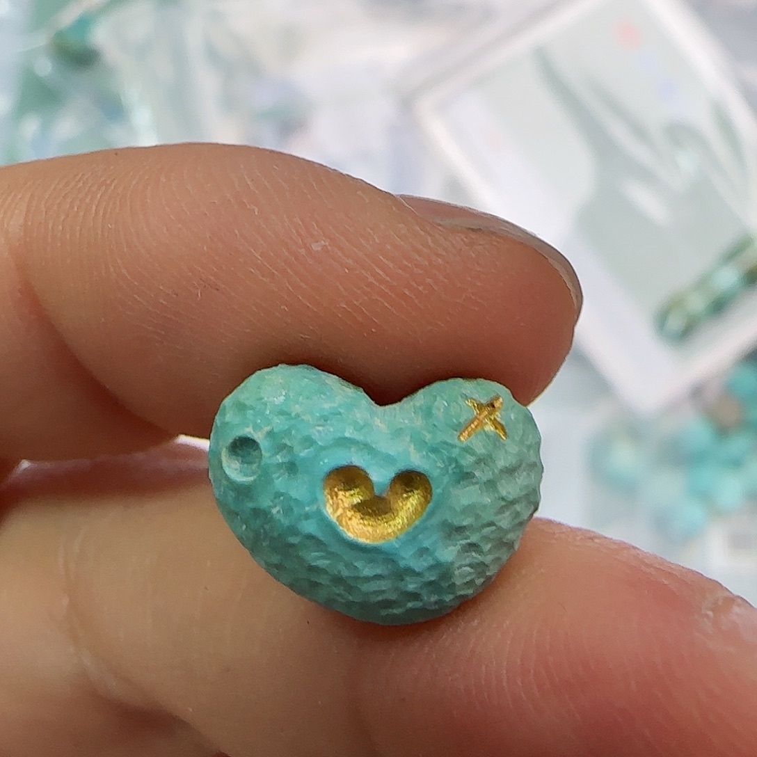 绿松石珠宝半成品未镶嵌