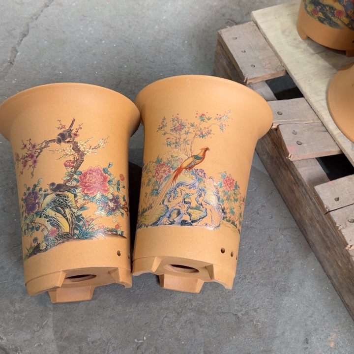 紫砂花盆 高度25口径20