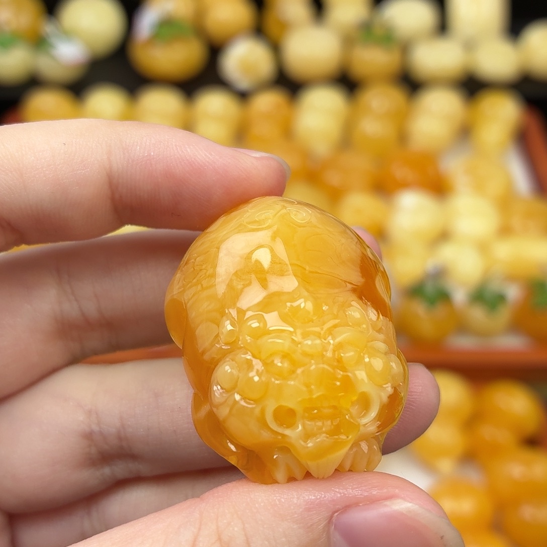 醉***颜蜜蜡未镶嵌毛衣链蜜蜡