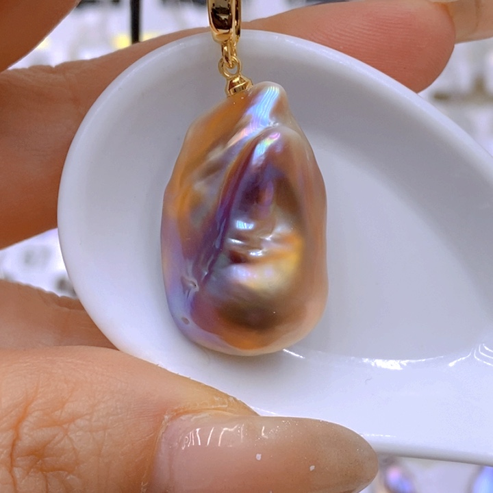 未镶嵌吊坠(赠链)淡水珍珠