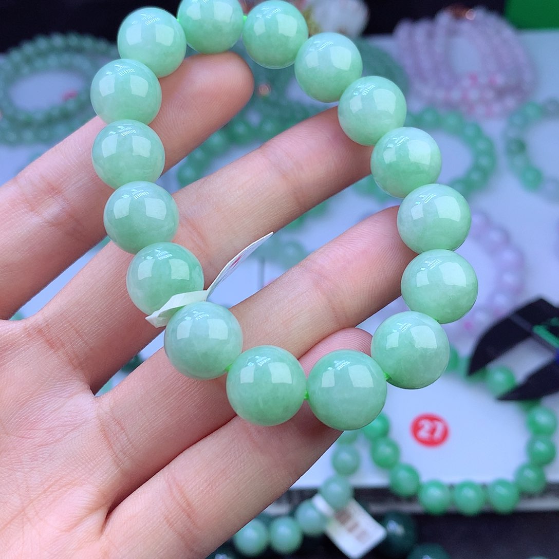 翡翠未镶嵌毛衣链