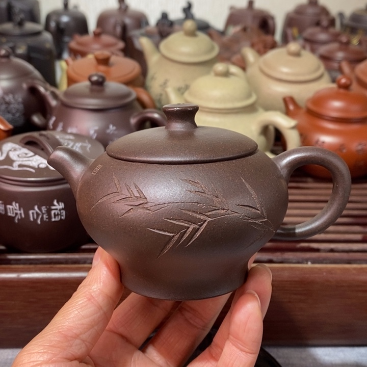 紫砂茶壶微瑕处理一把