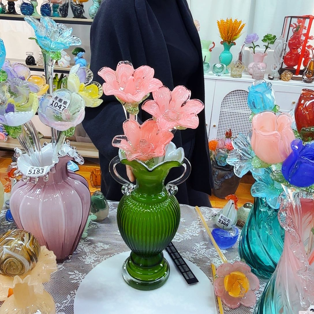 福利琉璃花瓶花器艺术品