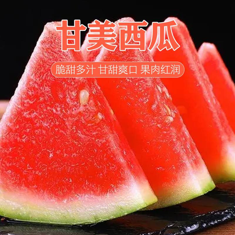 【坏果包赔】甘肃甘美4k西瓜9-11斤