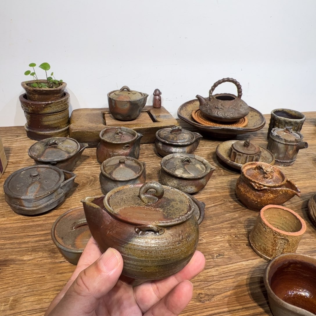 难波诚志瑕疵备前烧宝瓶