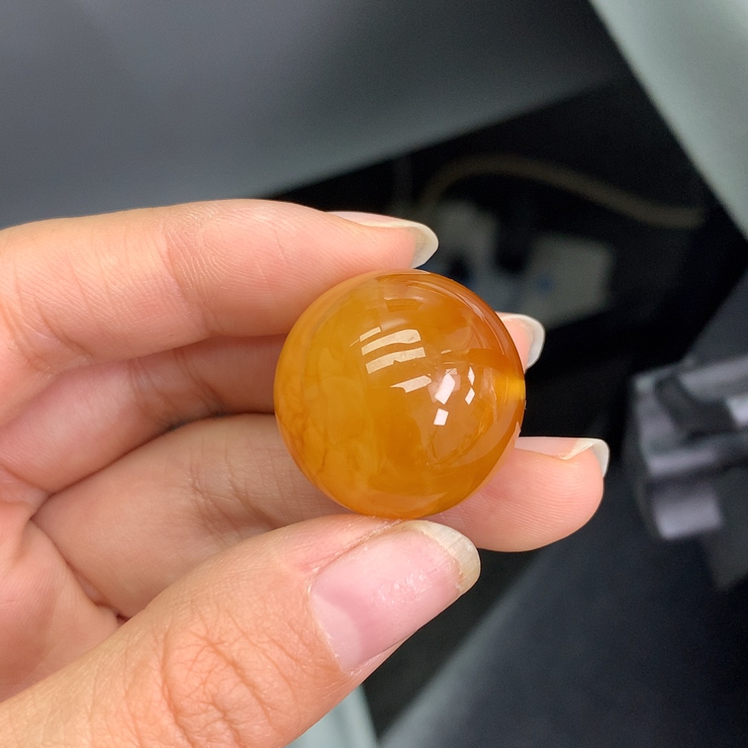 琥珀未镶嵌珠宝奇石25mm