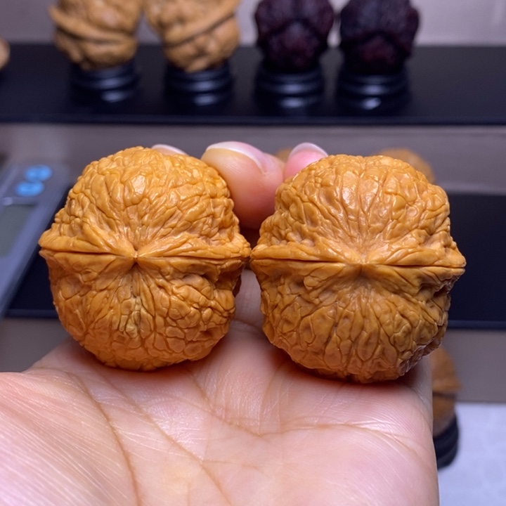 把件文玩核桃金丝绣球73