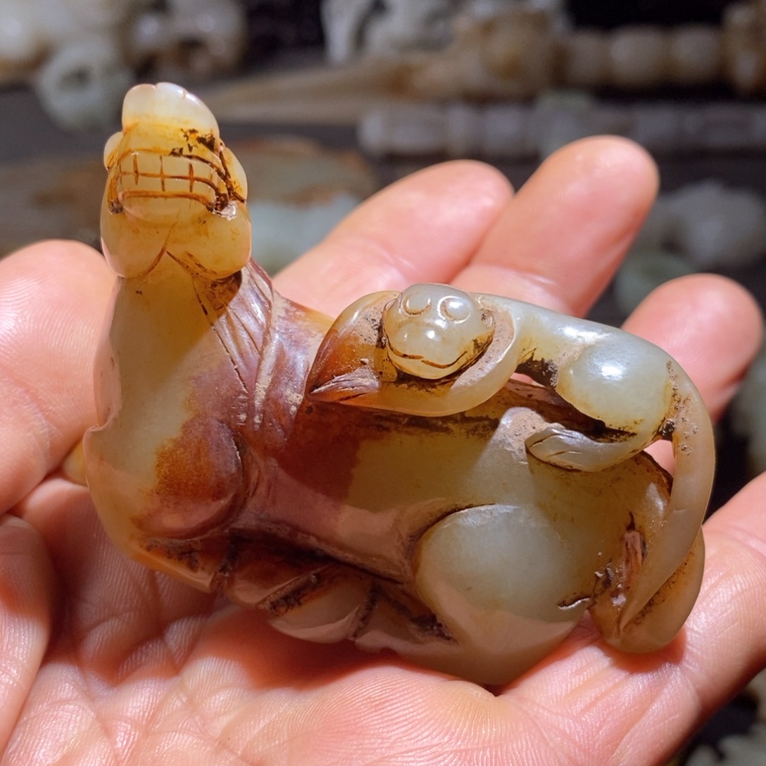 和田玉（糖玉）颈饰未镶嵌