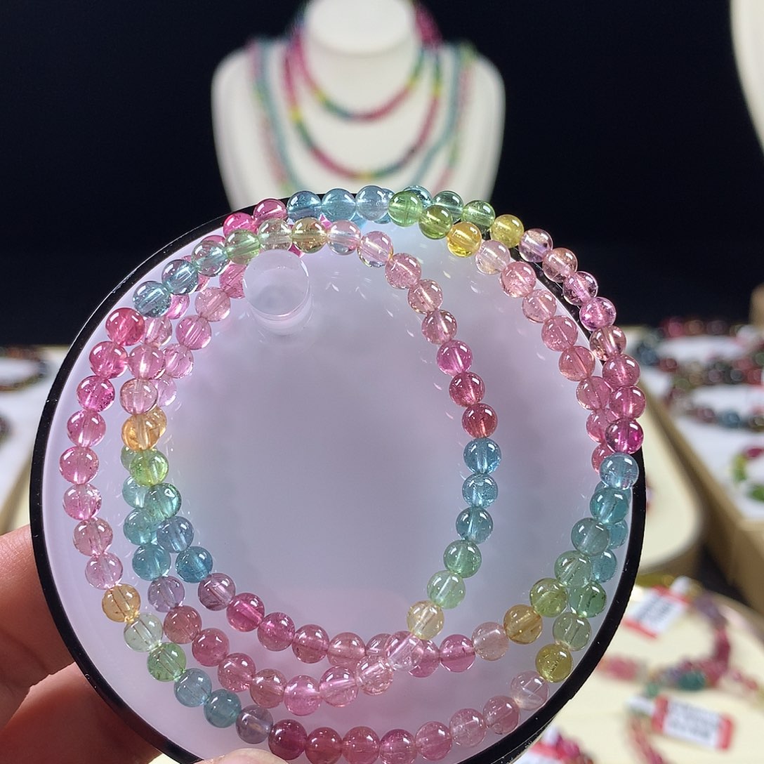 碧玺手链未镶嵌碧玺手链