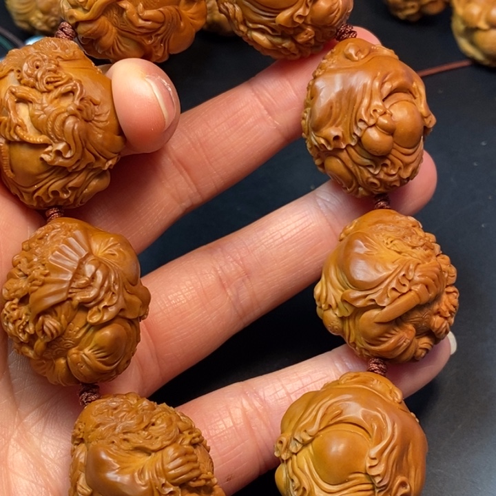 政***德橄榄核手串/手链钟馗手串