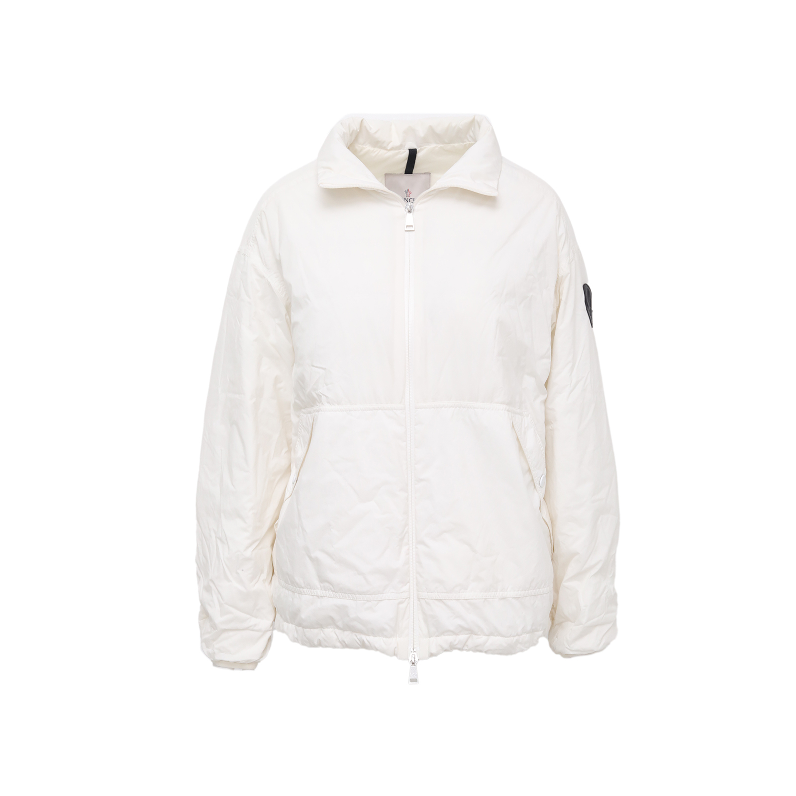 99新 MONCLER  白色 锦纶 鹅绒 轻薄羽绒服 P205234644
