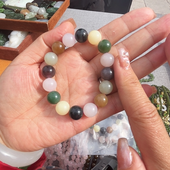 和田玉手链未镶嵌