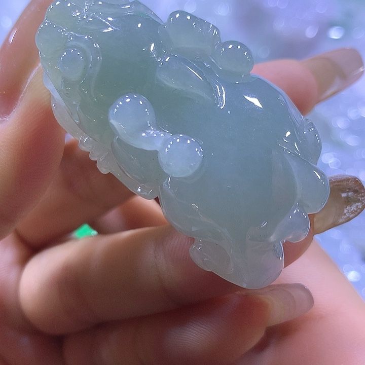 颈饰未镶嵌翡翠天然翡翠A货吊坠