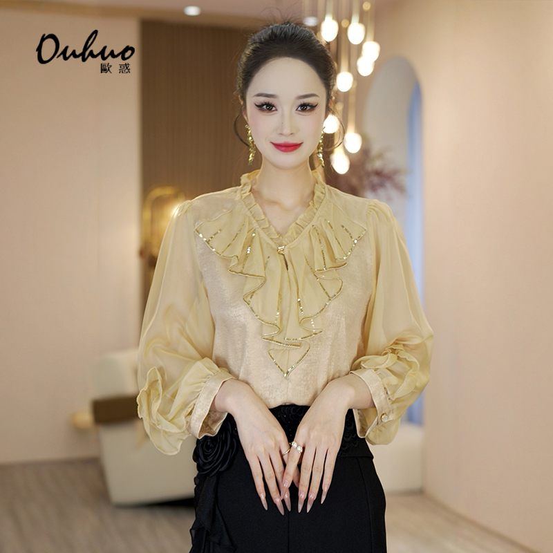 【苏苏现货】上衣衬衫时尚气质OHSHH04068