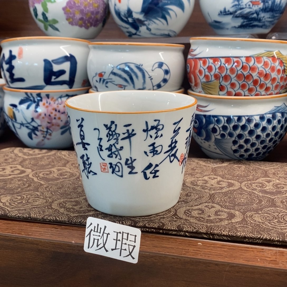 釉下彩手工绘制手工绘制