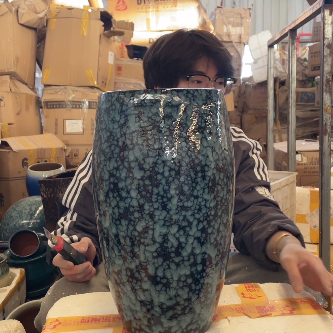 红陶宜兴紫砂花盆