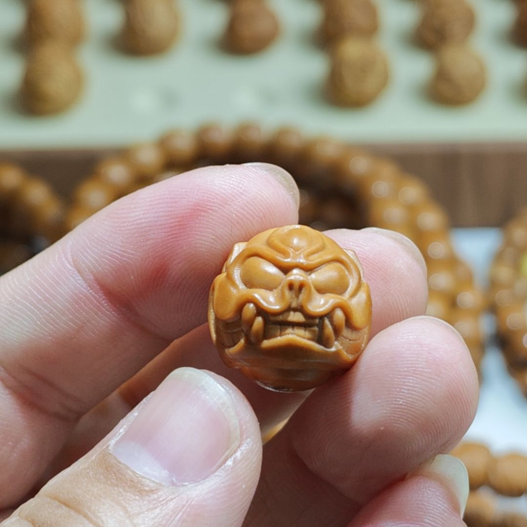 性***猫猴头核桃手串单籽一颗