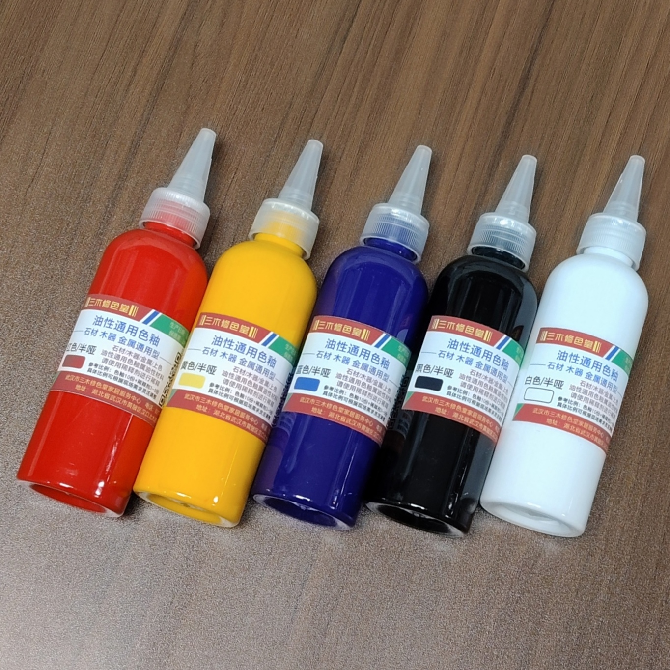 (半哑光)石材油性通用色釉/石材木器金属通用/60克/100克/160克