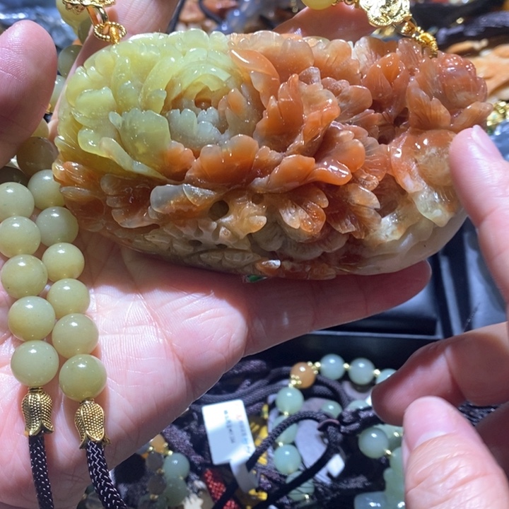 岫玉毛衣链未镶嵌