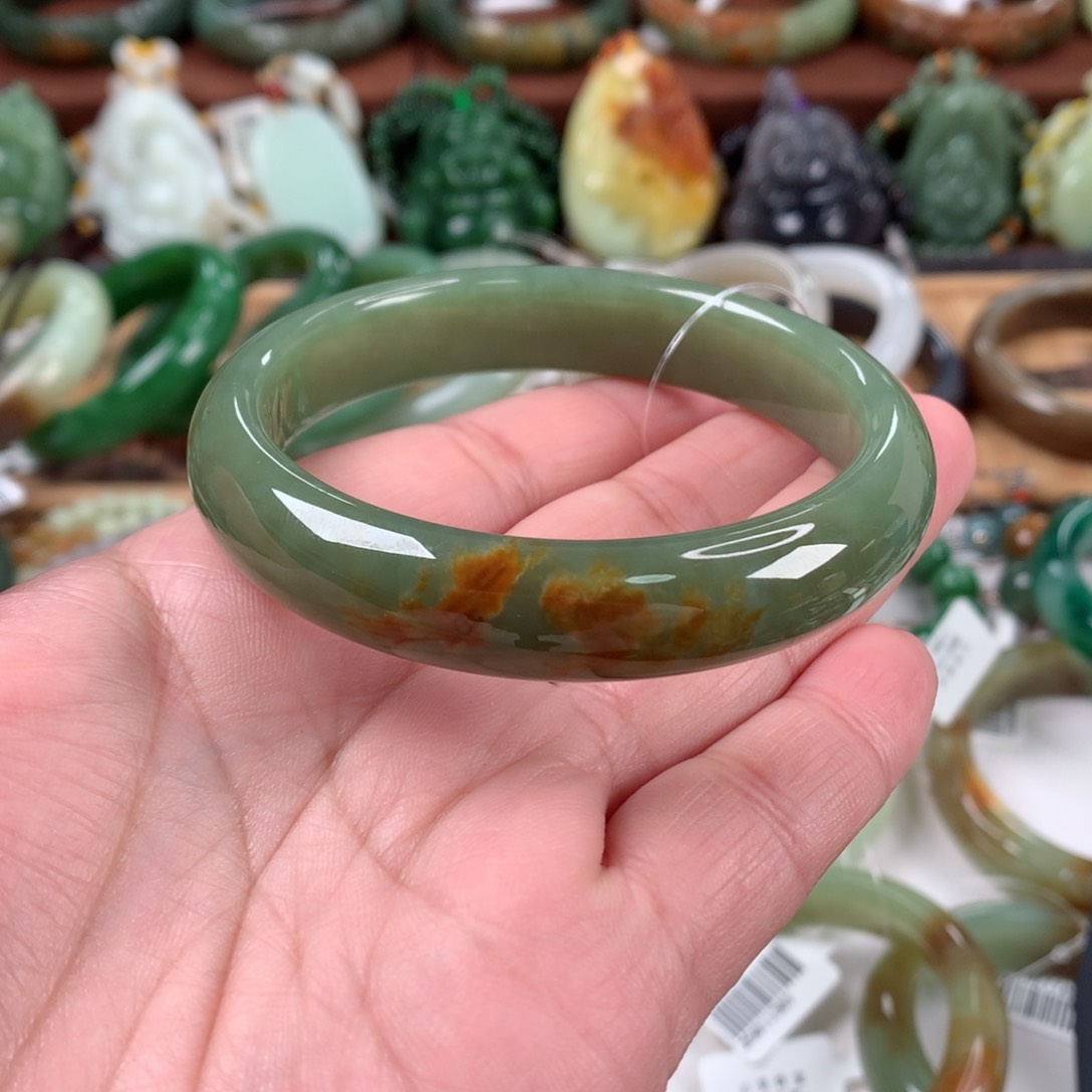 和田玉手镯未镶嵌59.4口径