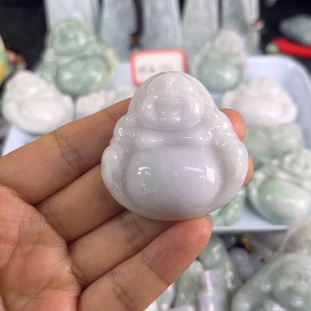 翡翠未镶嵌吊坠(不含链)瑕疵