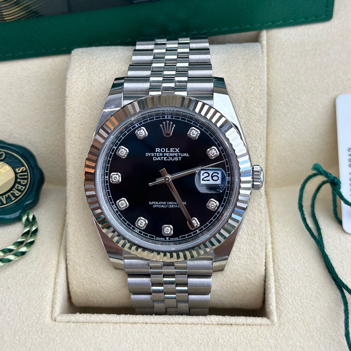 99新 Rolex/劳力士 126334自动机械商务男士手表41mm 日志型款式