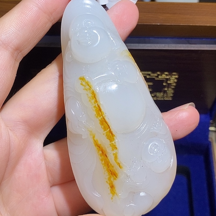 未镶嵌和田玉挂件似***8