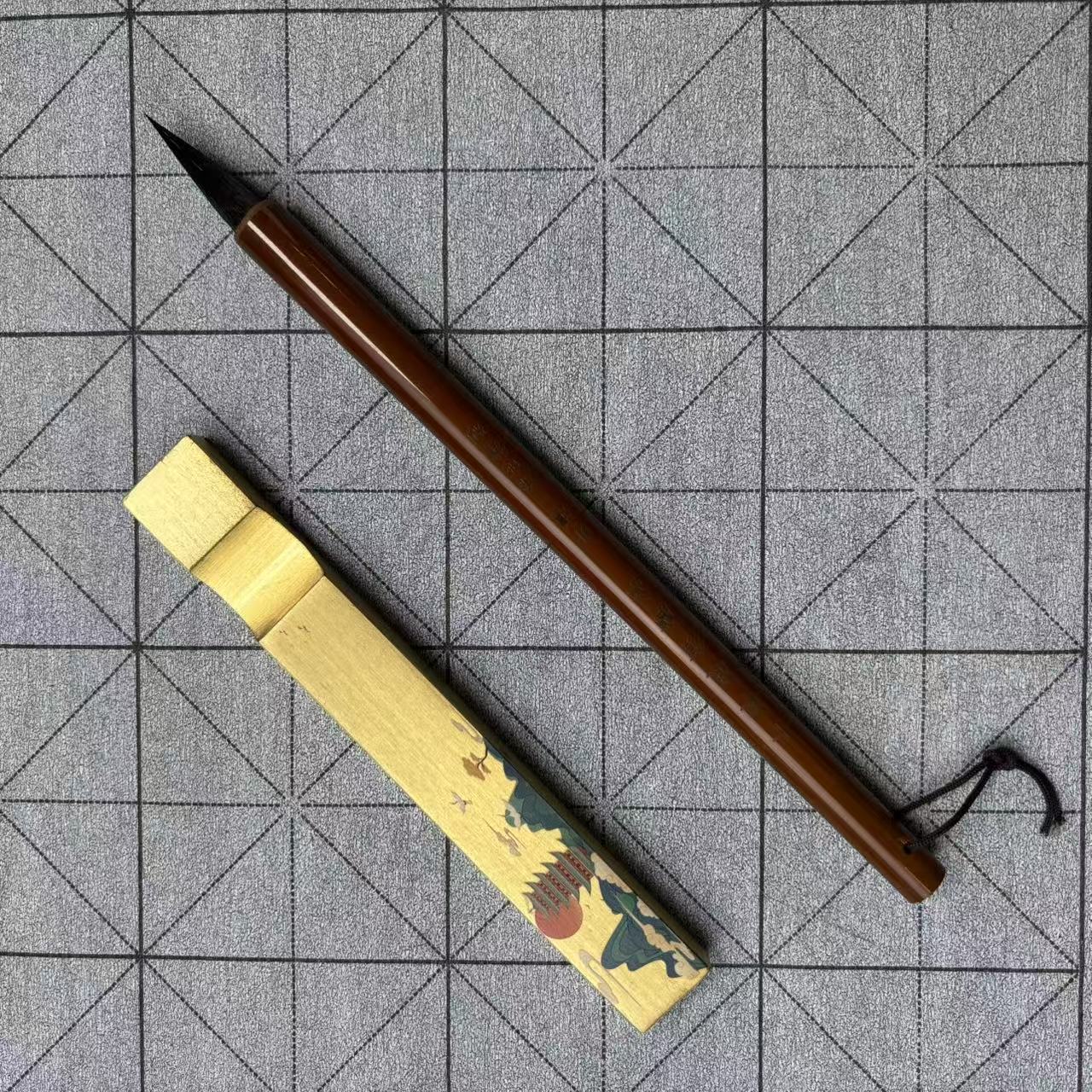 【十年鼠须兰亭】出锋3.6cm中楷毛笔