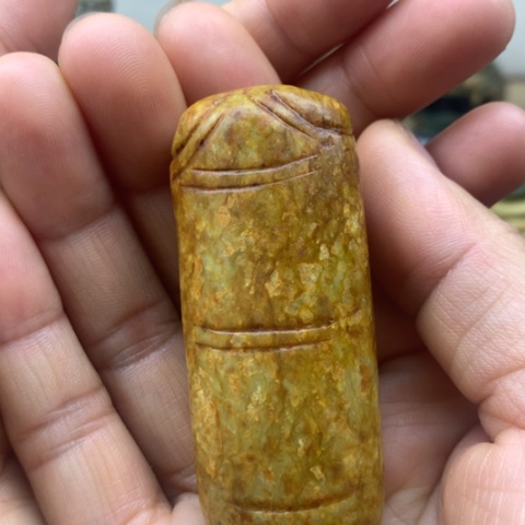 【闪购商品】未镶嵌岫岩河磨玉（透闪石质玉）把件