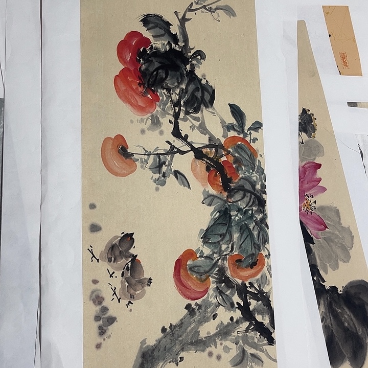 姜奇老师花鸟作品70×25