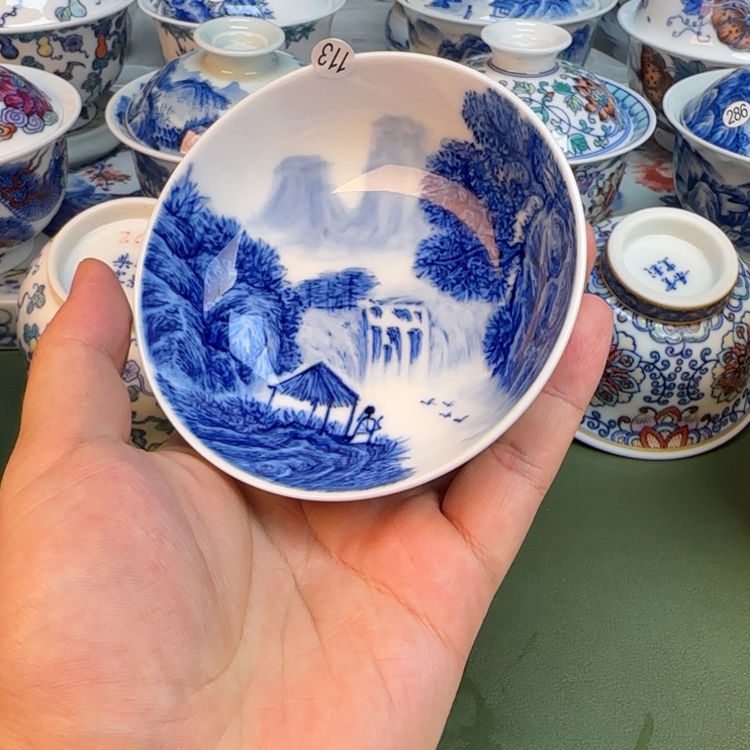 彦祖纯手工手绘茶具113