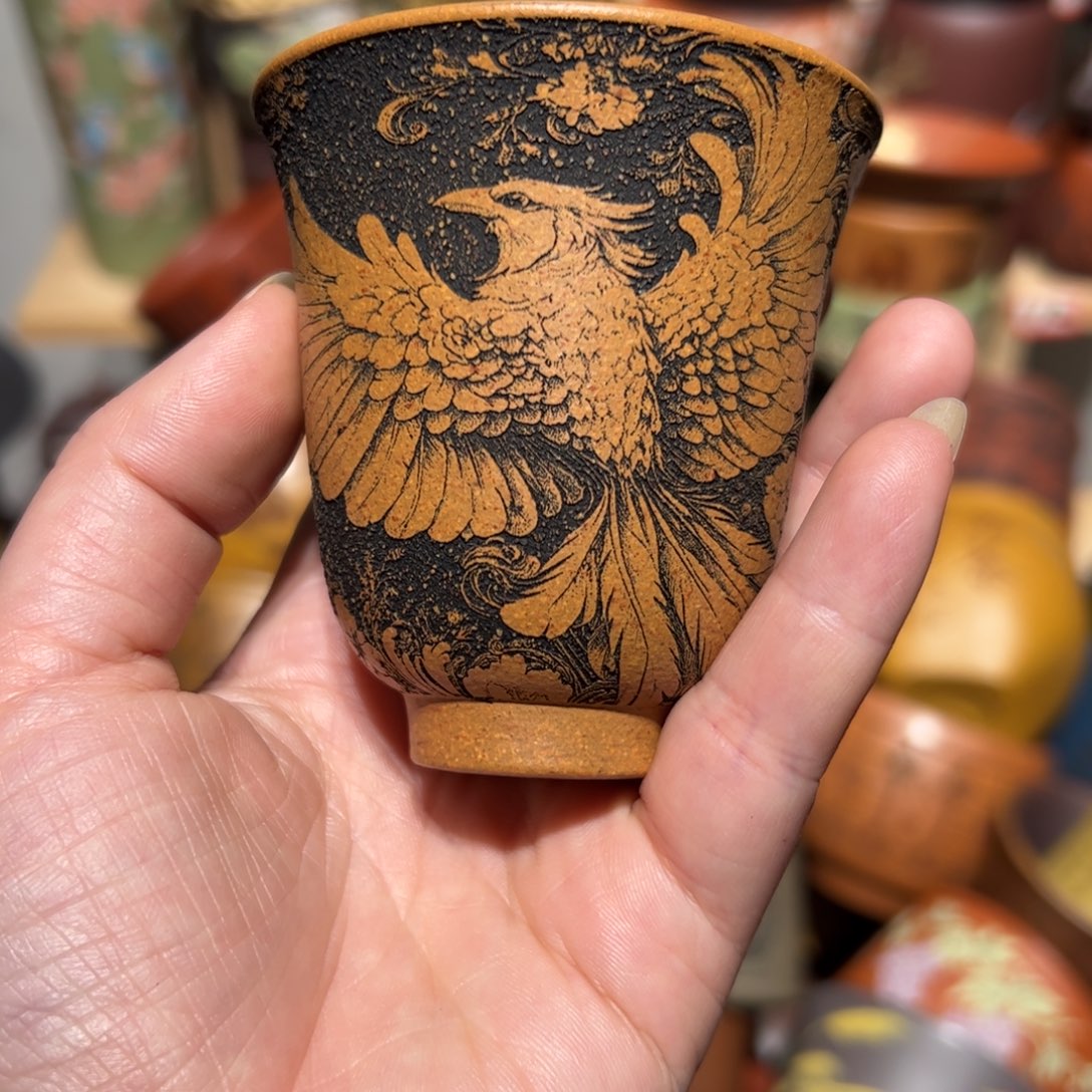 紫砂茶杯宜兴紫砂主人杯