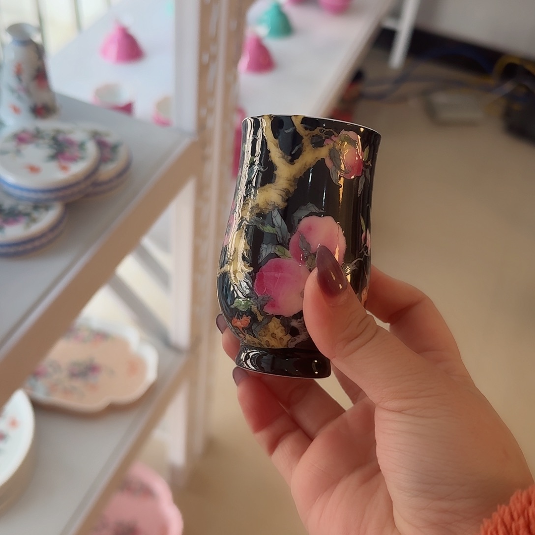 珐琅彩主人杯茶具套装