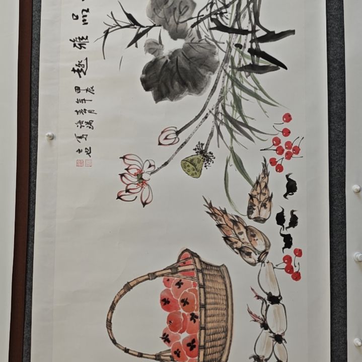 国画贾海瑞老师现场定制