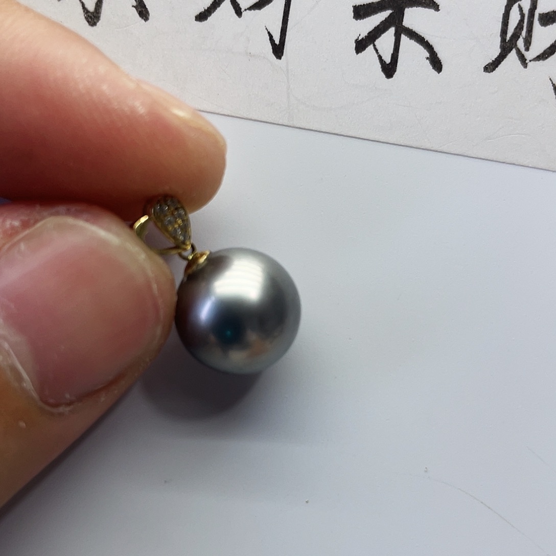 海水珍珠18K金镶嵌颈饰