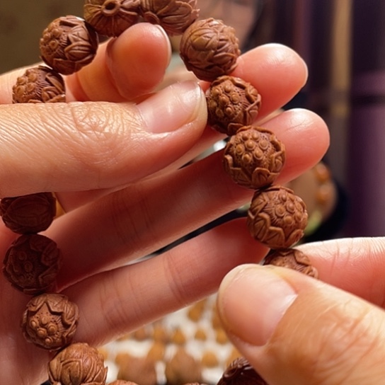 橄榄核手串/手链龙纹桃核