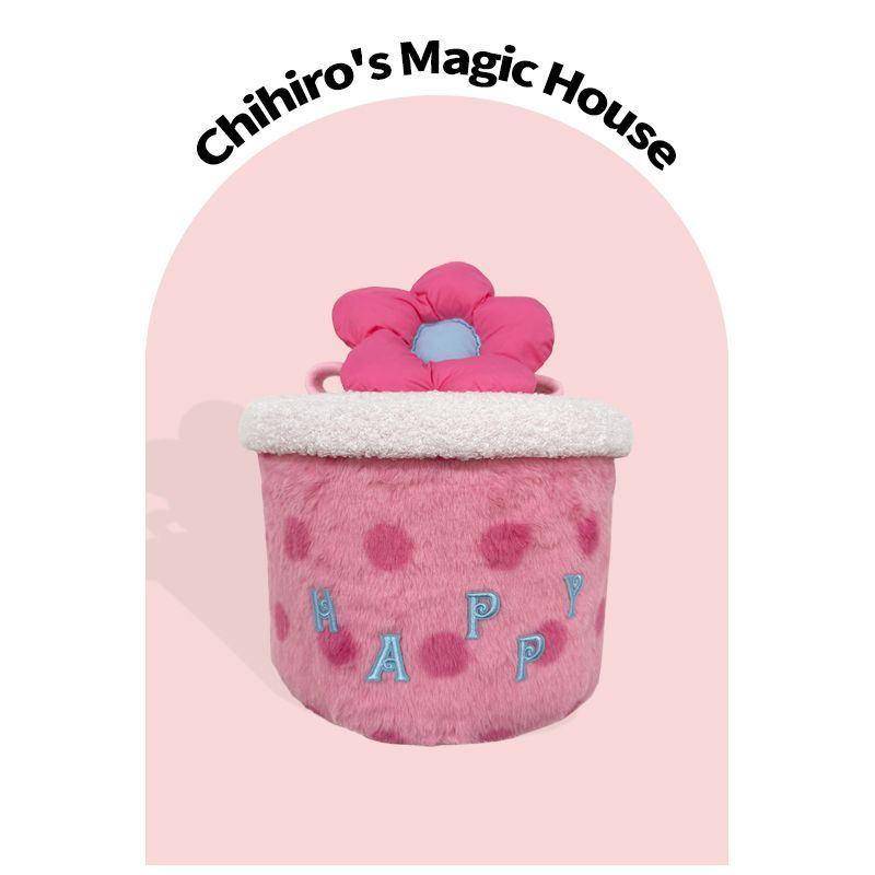 有钱花原创可爱编织收纳筐桌面储物盒节日伴手礼零食玩具收纳桶