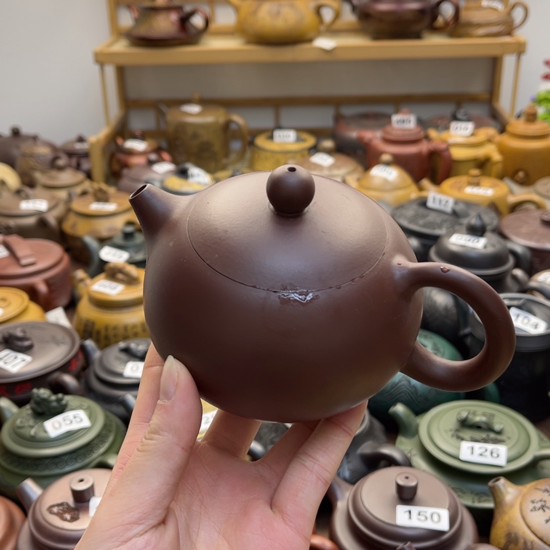 口沿磕碰紫砂微瑕330