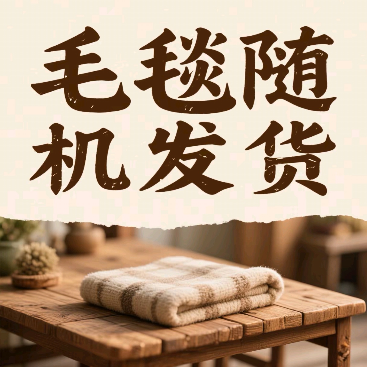 【精品毛毯】福袋直播间随机免费送