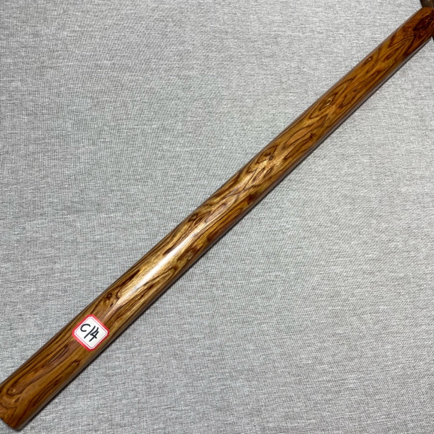 C14海南黄花梨满花纹手把棍长66.5公分 直径3.8公分