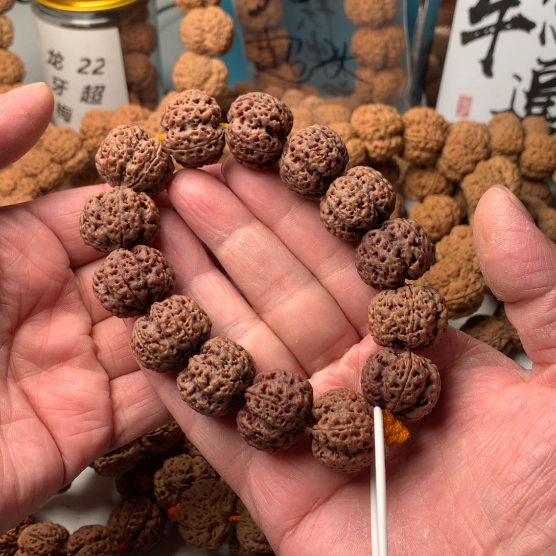 金刚菩提手串C***.22龙牙头货，要求高有定制